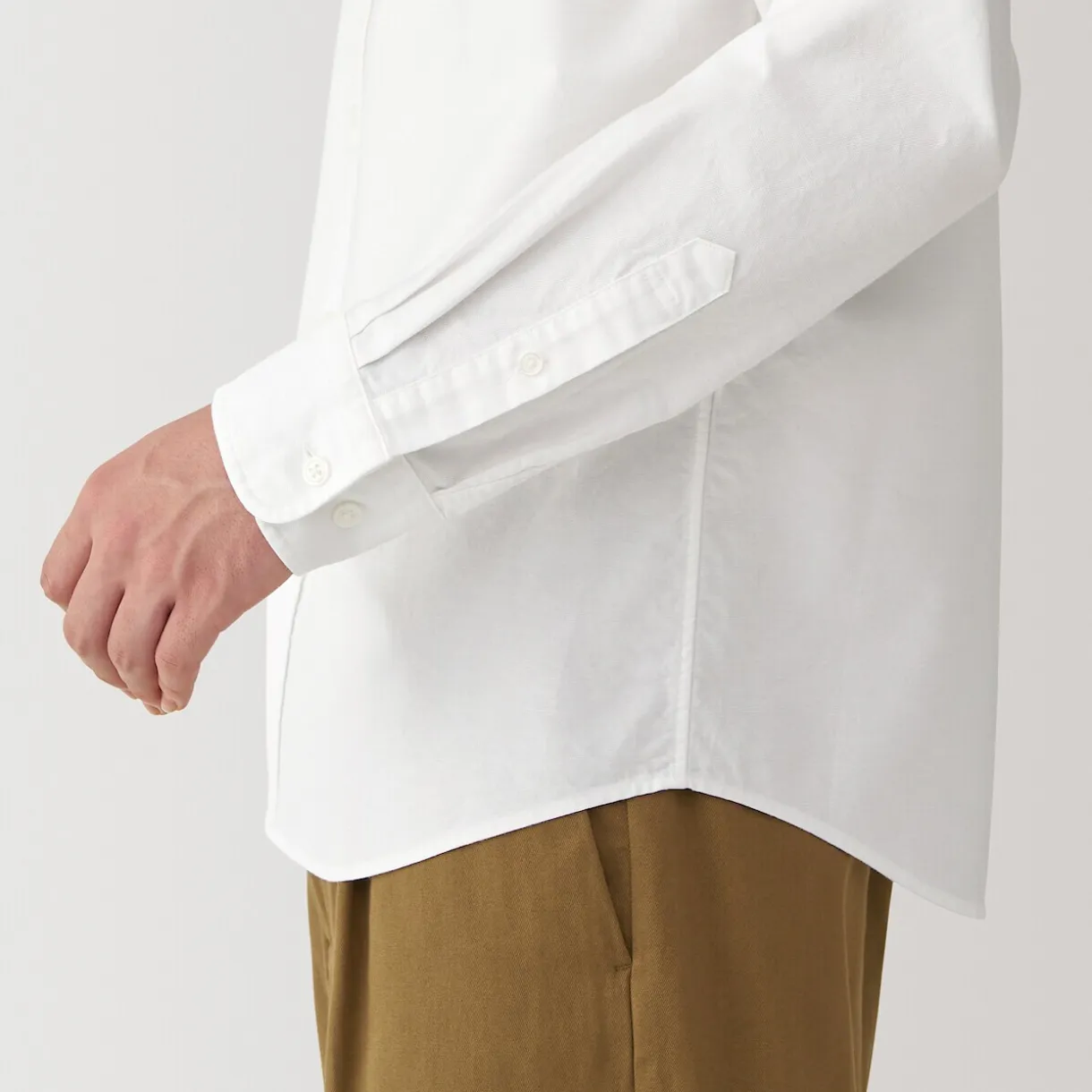 Chemise Oxford en coton lavé pour homme