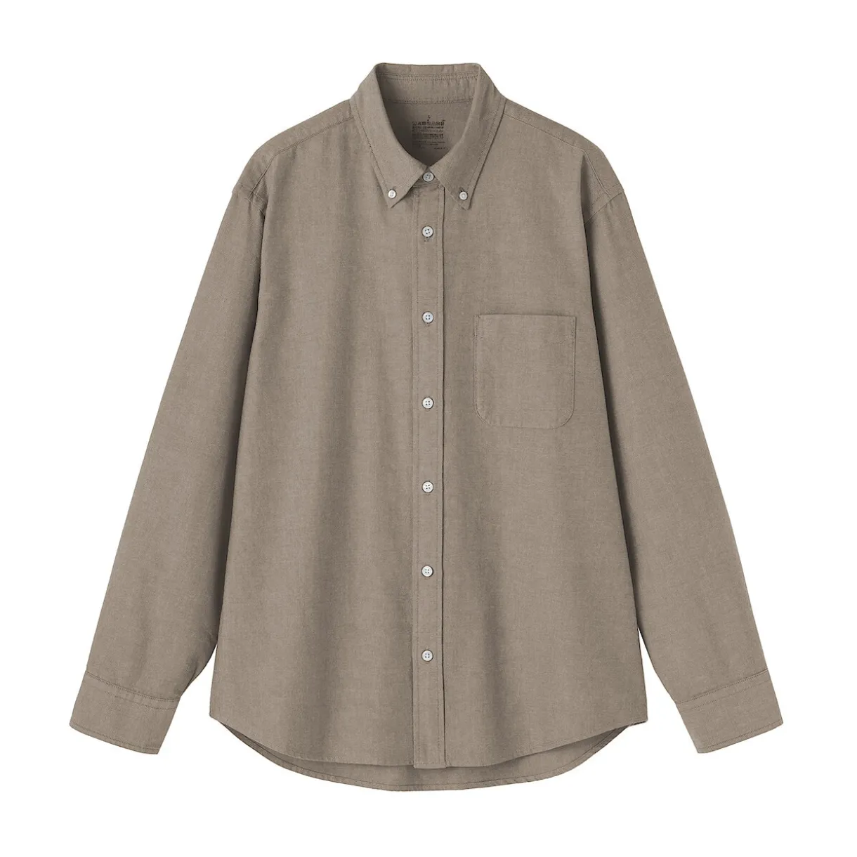 Chemise Oxford en coton lavé pour homme