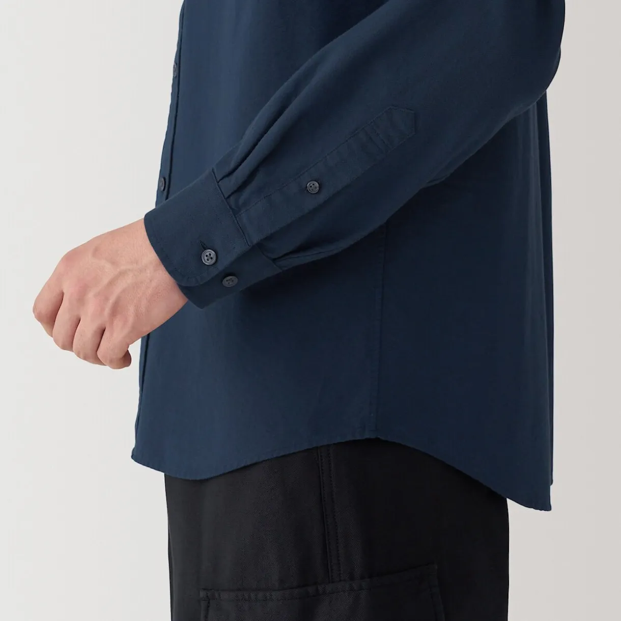 Chemise Oxford en coton lavé pour homme