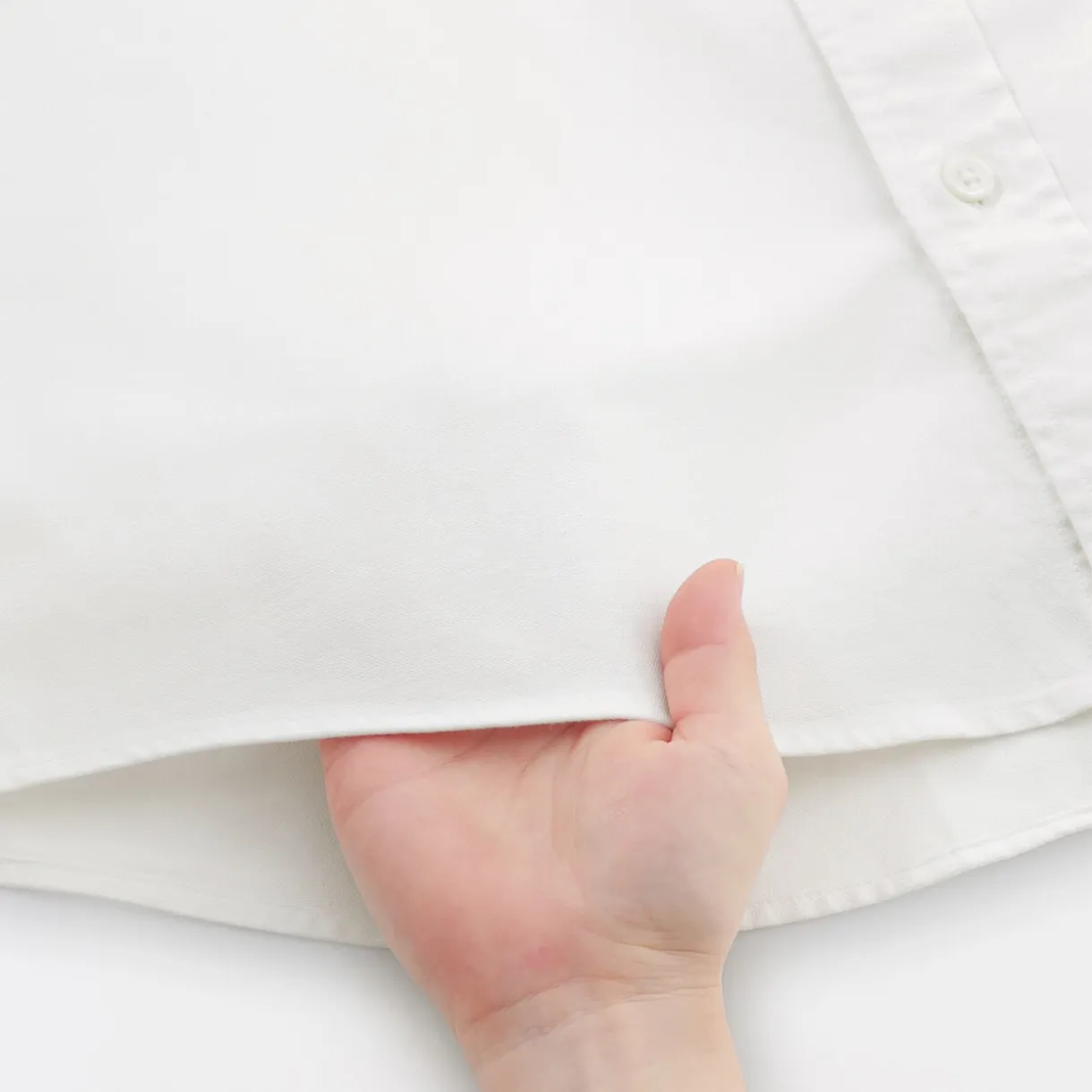 Chemise Oxford en coton lavé pour homme