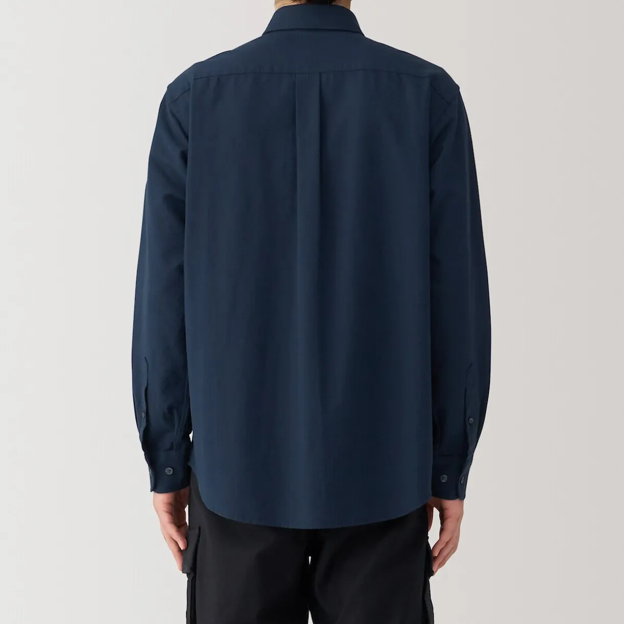 Chemise Oxford en coton lavé pour homme
