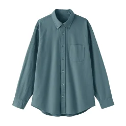 Chemise Oxford en coton lavé pour homme