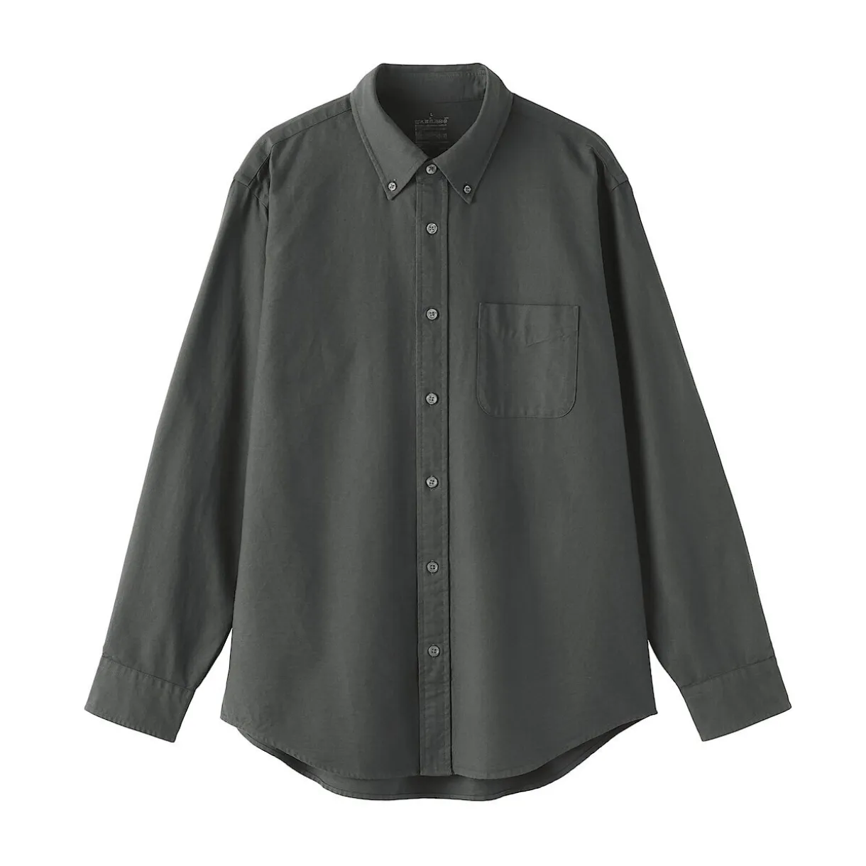 Chemise Oxford en coton lavé pour homme