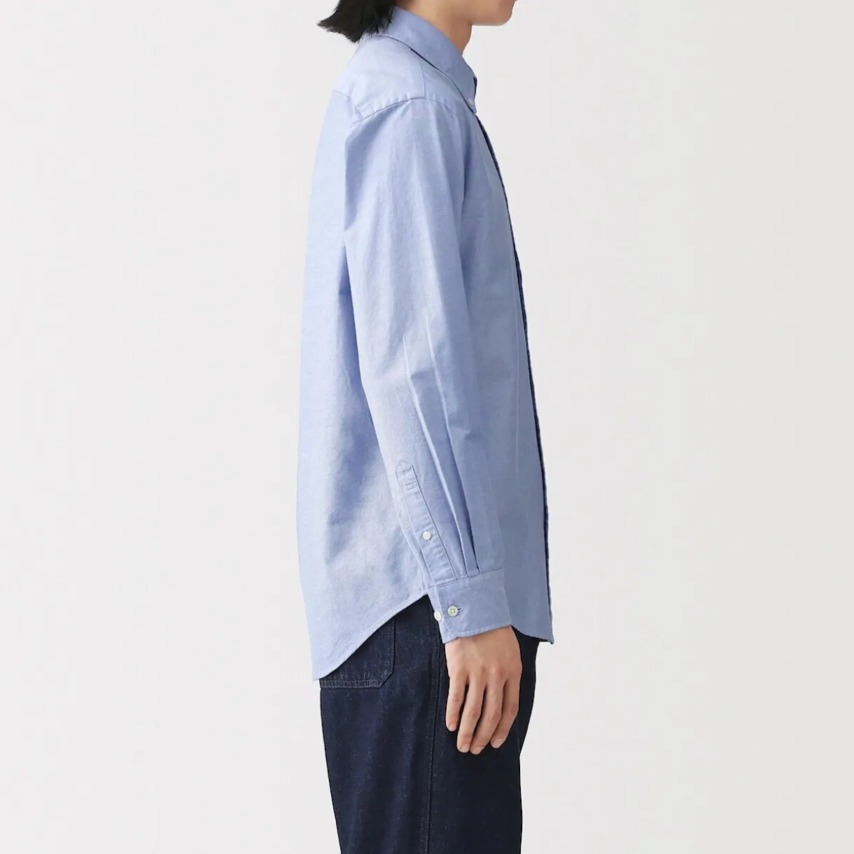 Chemise Oxford en coton lavé pour homme