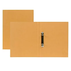 Classeur 2 anneaux A4 en kraft naturel