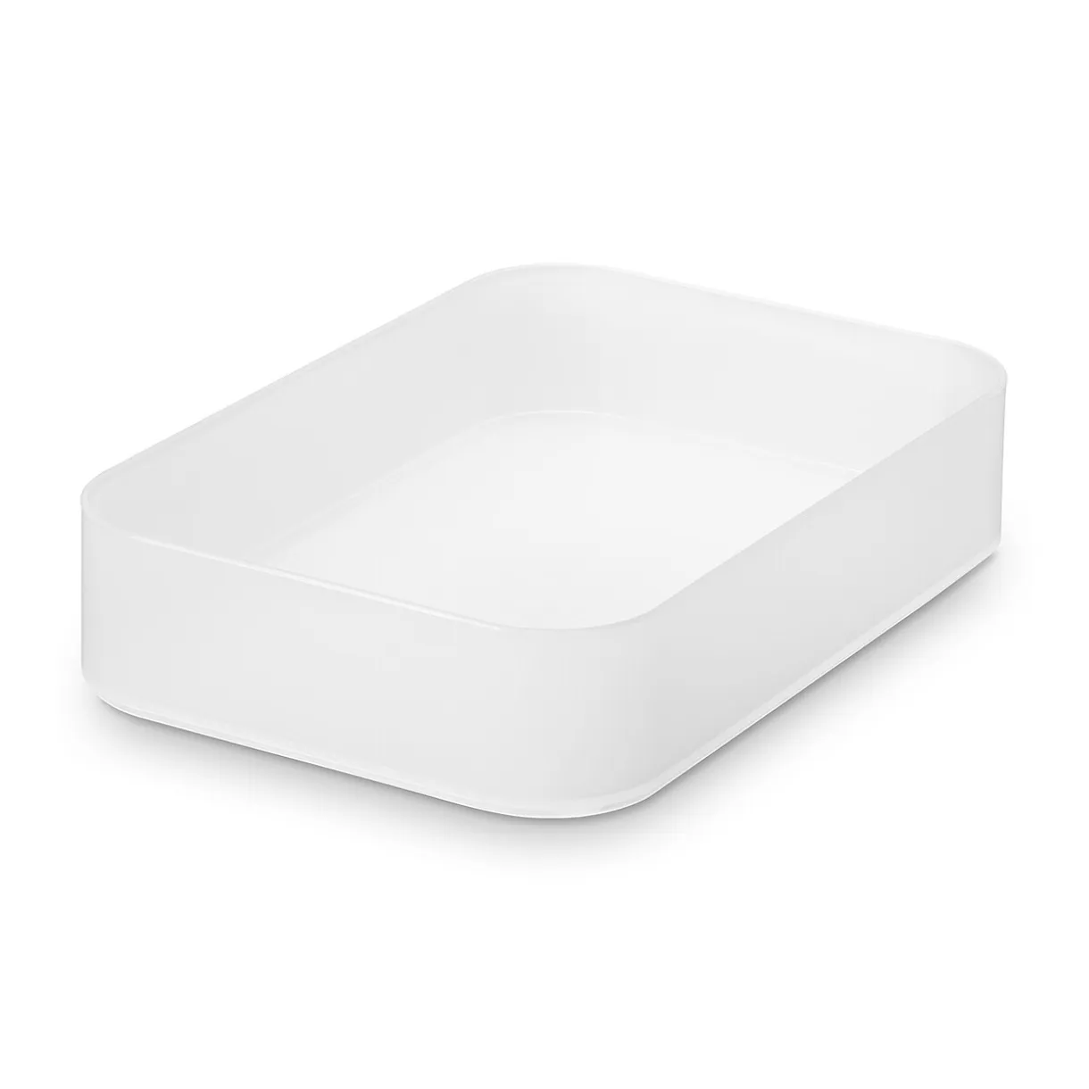 Corbeille plateau en PP L15X P22X H4.5cm