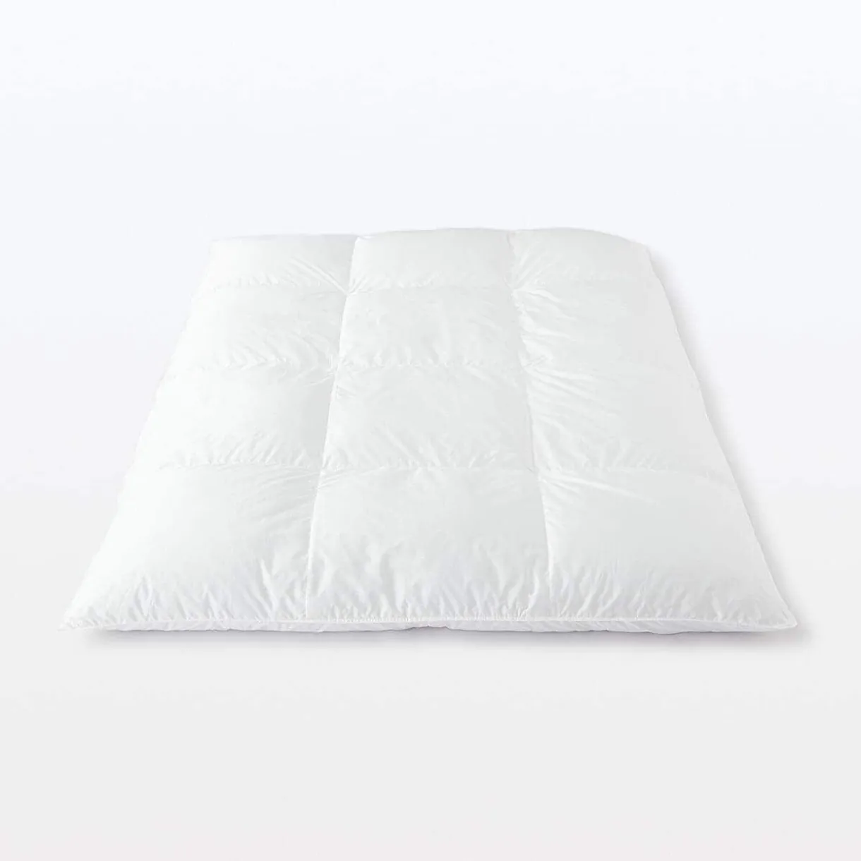 Couette en duvet gris double épaisseur - 230 x 210 cm