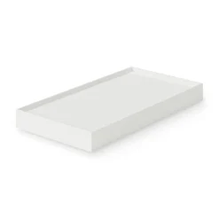 Couvercle pour boîte archives grise en PP 15cm