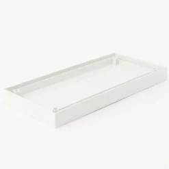 Couvercle pour boîte archives grise en PP 15cm