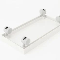 Couvercle pour boîte archives grise en PP 15cm
