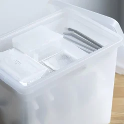 Couvercle pour boîte de rangement ouverte en PP ‐ 25cm