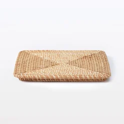 Couvercle pour panier en rotin L35X P36X H3cm
