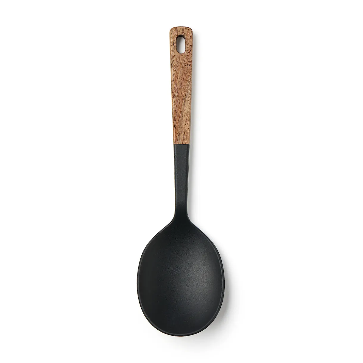 Cuchara de cocina de silicona con mango de madera
