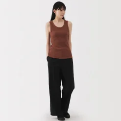 Débardeur côtelé pour femme