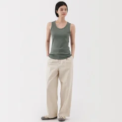 Débardeur côtelé pour femme