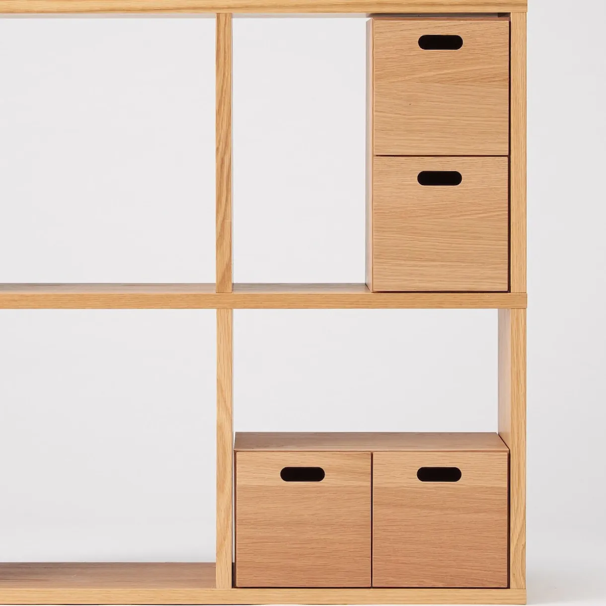 Demi bloc‐tiroir en chêne ‐ 2 tiroirs (Dont Eco‐part. 0,82 €)