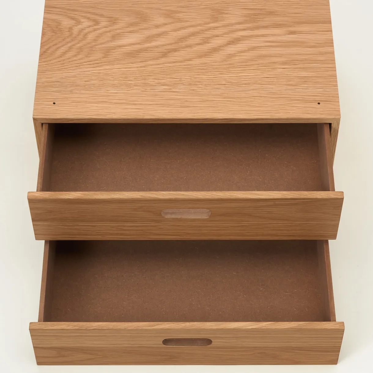 Demi bloc‐tiroir en chêne ‐ 2 tiroirs horizontaux (Dont Eco‐part. 0,82 €)