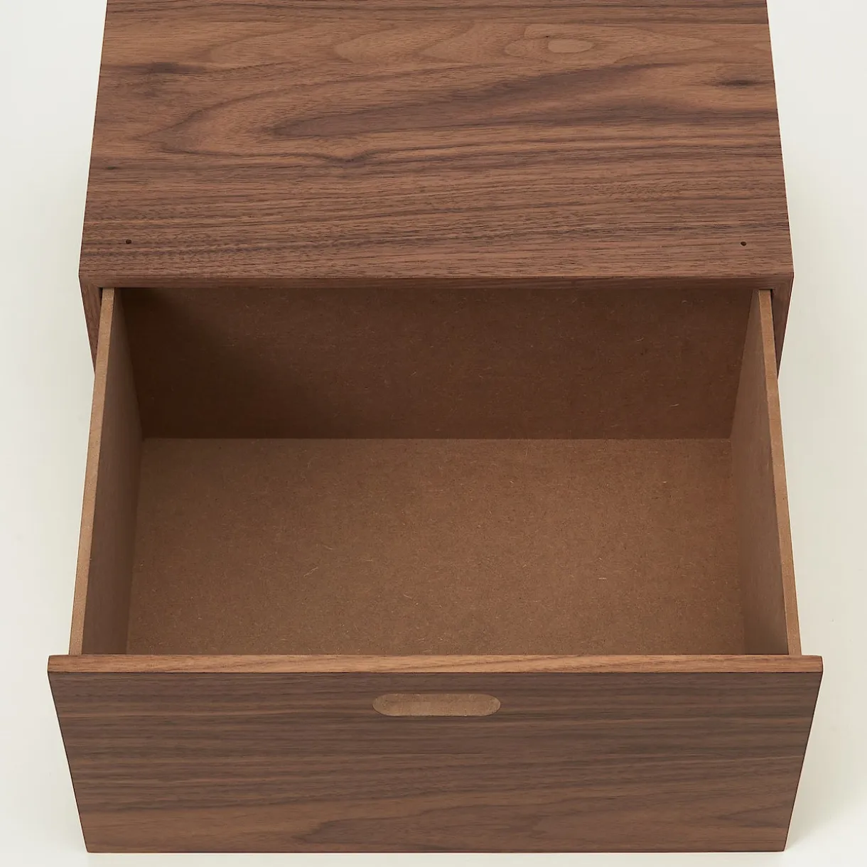 Demi Bloc‐tiroir en noyer ‐ 1 tiroir (Dont Eco‐part. 0,82 €)