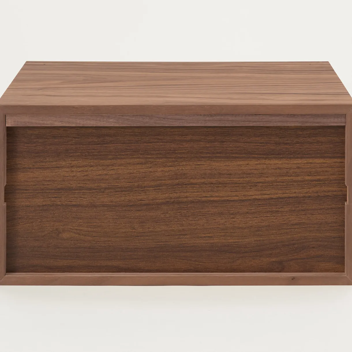 Demi Bloc‐tiroir en noyer ‐ 2 tiroirs horizontaux (Dont Eco‐part. 0,82 €)