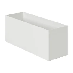 Demi boîte archive grise en PP L10X P32X H12cm