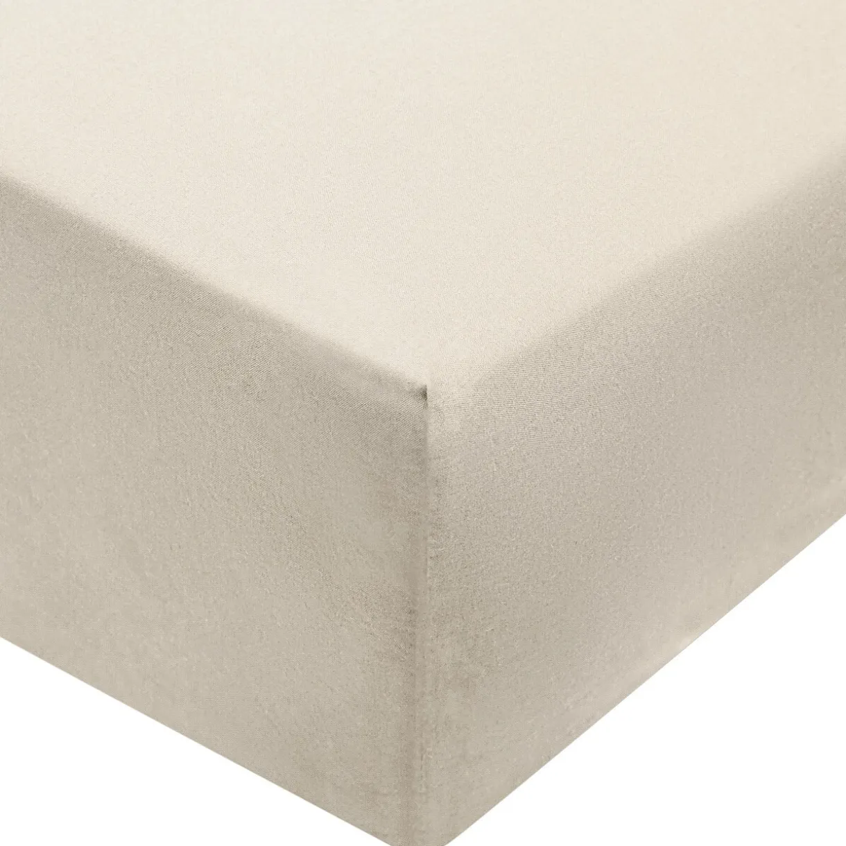 Drap housse en coton délavé ‐ 140 x 200 x 18‐28 cm