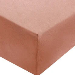 Drap housse en coton délavé ‐ 100 x 200 x 18‐28 cm