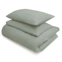 Drap housse en coton délavé ‐ 160 x 200 x 18‐28 cm