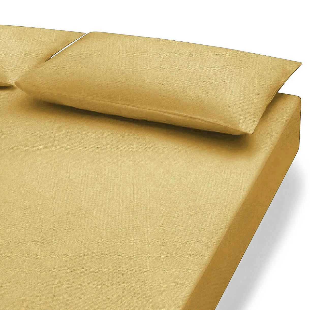 Drap housse en coton délavé ‐ 160 x 200 x 18‐28 cm