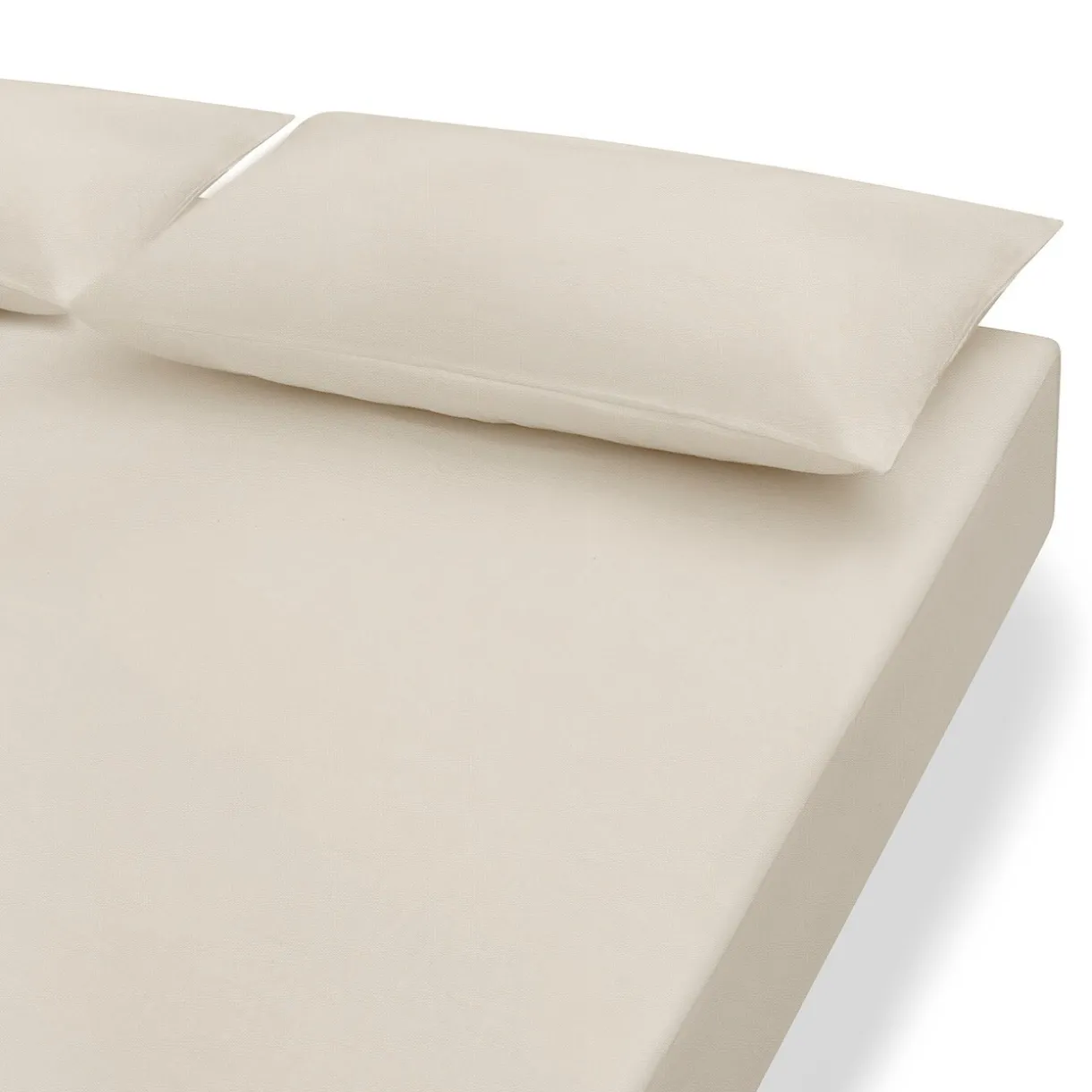 Drap housse en coton délavé ‐ 180 x 200 x 18‐28 cm