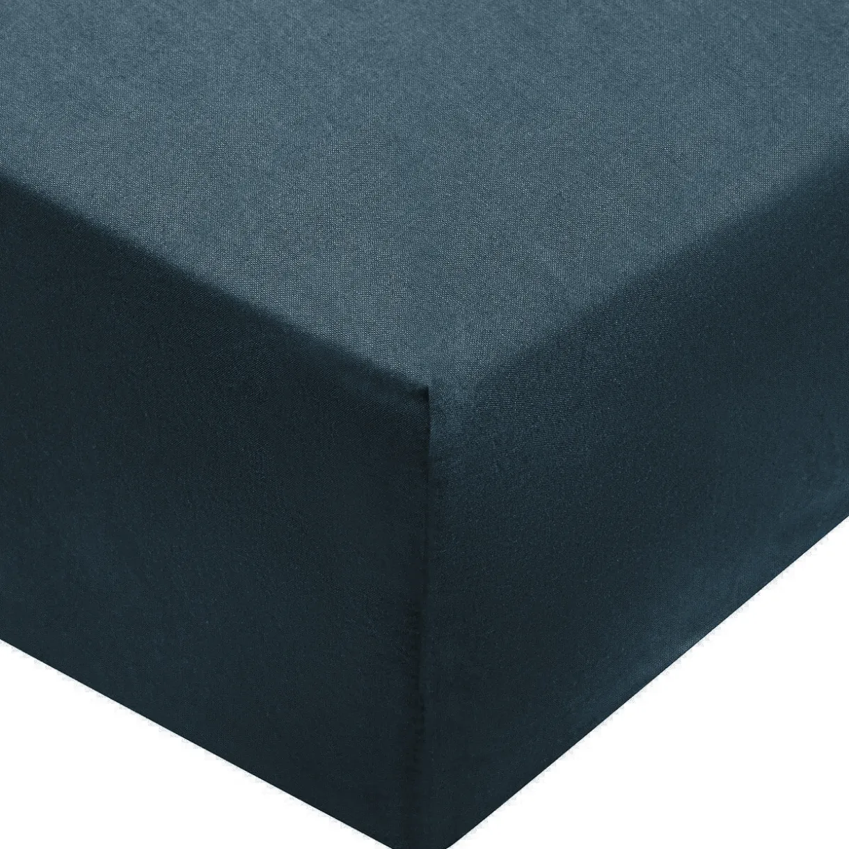 Drap housse en coton délavé ‐ 180 x 200 x 18‐28 cm