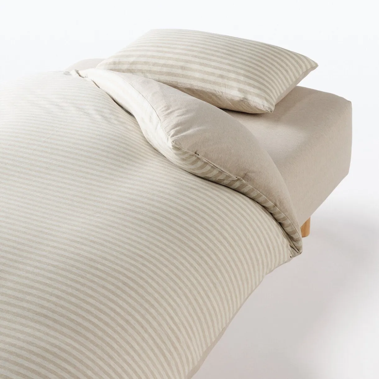Drap housse en jersey de coton ‐ 160 x 200 x 18‐28 cm