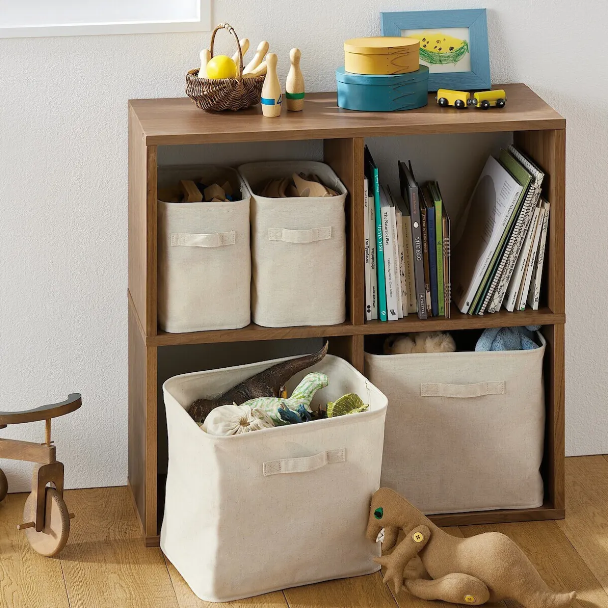 Etagère additionnelle en noyer ‐ 2 niveaux (Dont Eco‐part. 0,82 €)