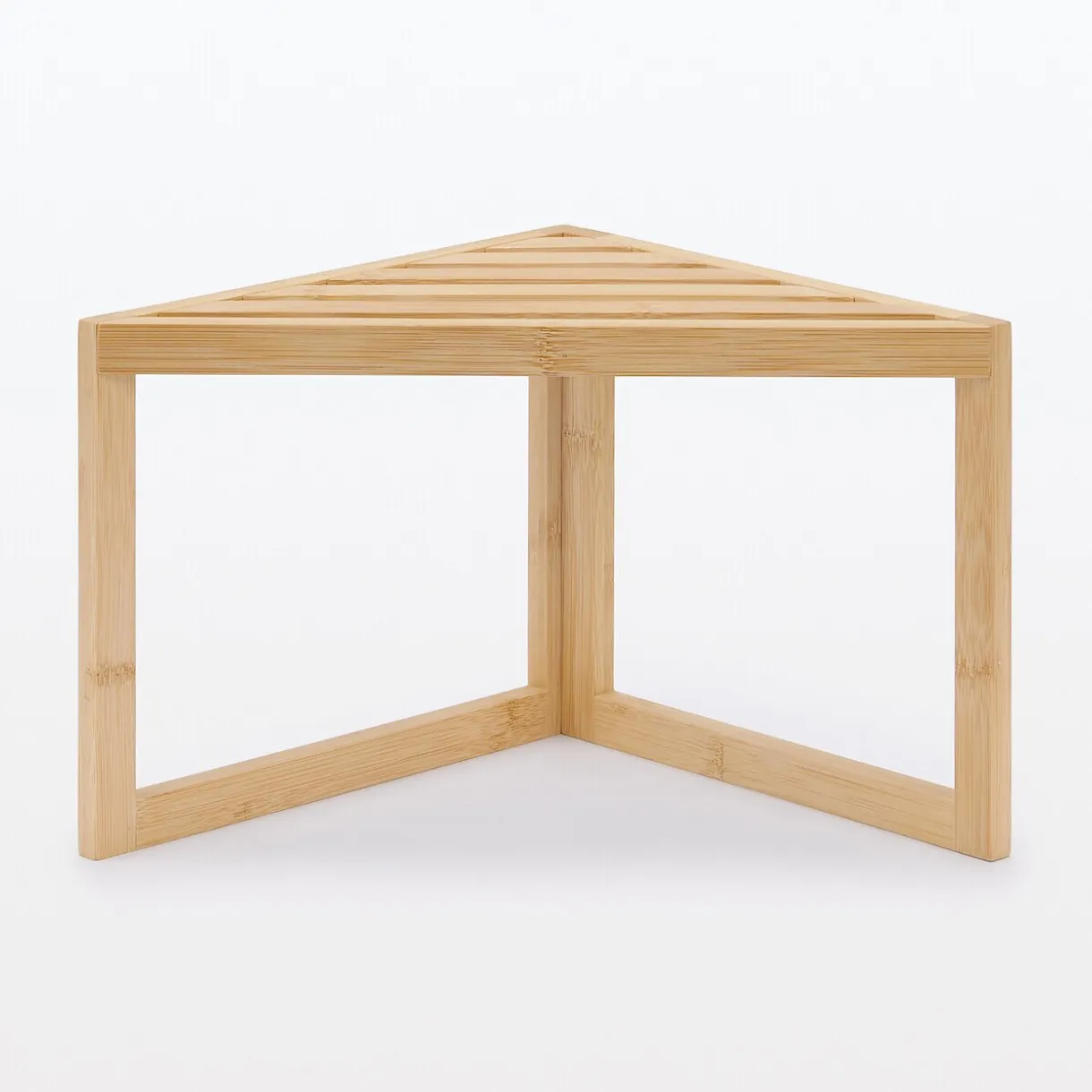 Etagère d'angle en bambou