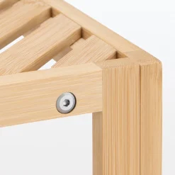 Etagère d'angle en bambou