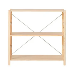Etagère en pin large ‐ 3 niveaux