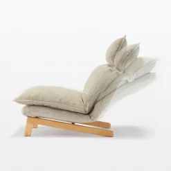 Fauteuil inclinable à dossier haut – Beige