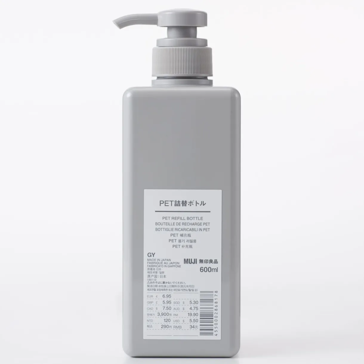Flacon pompe 600ml