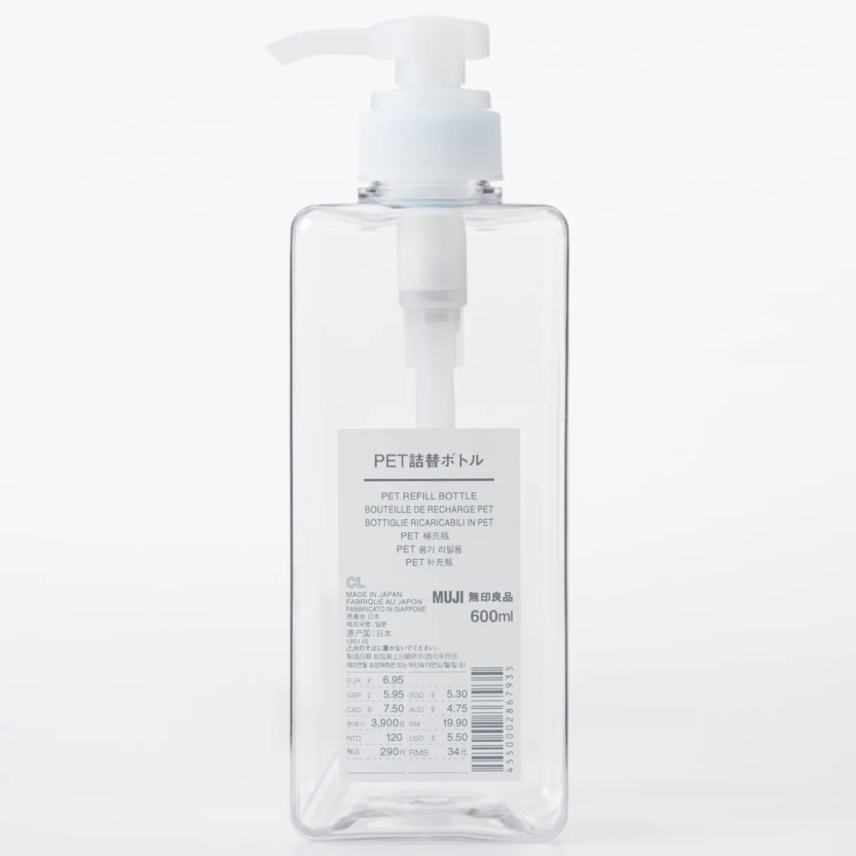 Flacon pompe 600ml