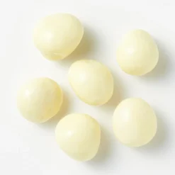 Fraises enrobées de chocolat blanc