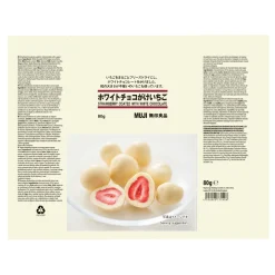 Fraises enrobées de chocolat blanc