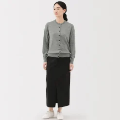 Gilet en Laine à Maille Fine Femme