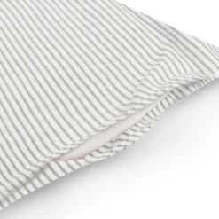 Housse de couette en coton délavé ‐ 210 x 210 cm, Rayé