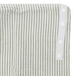 Housse de couette en coton délavé ‐ 210 x 210 cm, Rayé