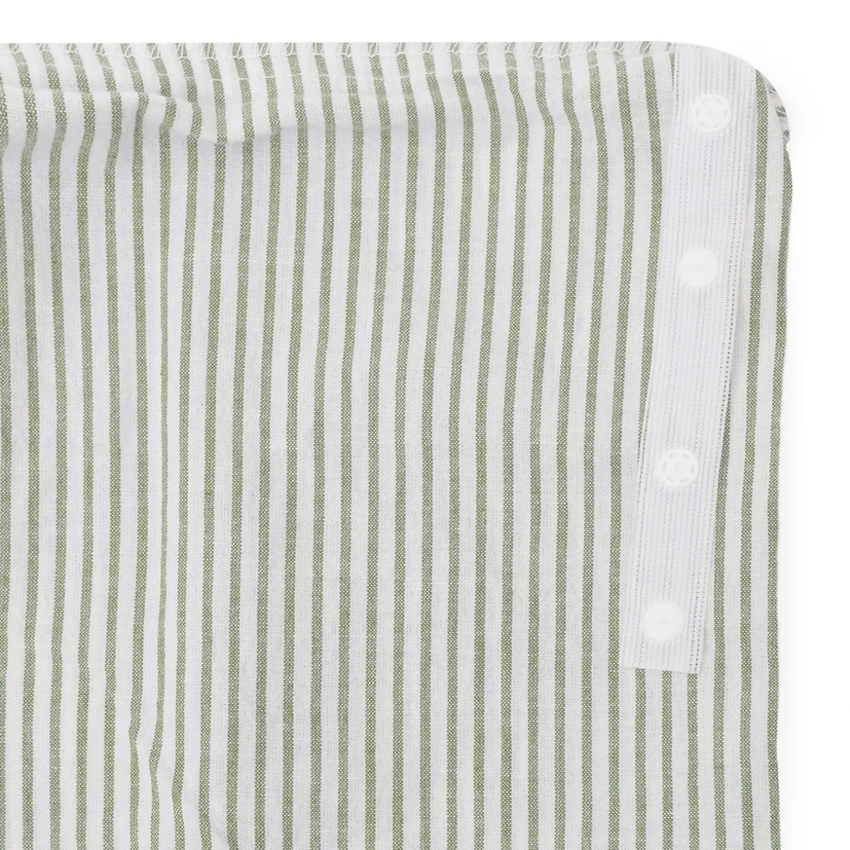 Housse de couette en coton délavé ‐ 210 x 210 cm, Rayé