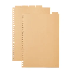 Intercalaires kraft B5 (Lot de 5)