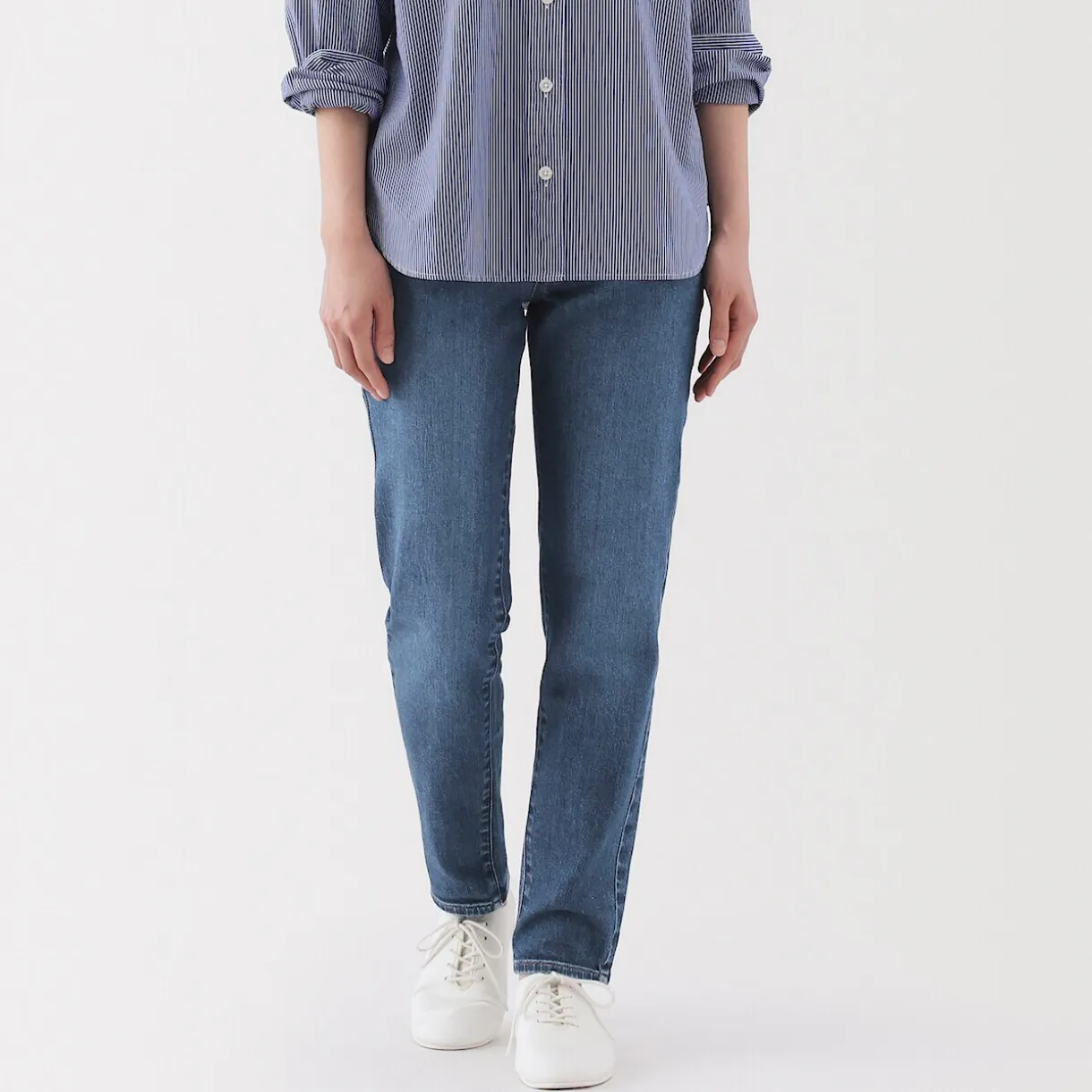 Jean slim en denim stretch pour femme