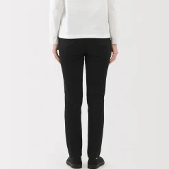 Jean slim en denim stretch pour femme ‐ Noir