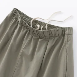 Jupe midi à la coupe confortable en coton délavé pour femme