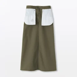 Jupe trapèze en chino extensible pour femme
