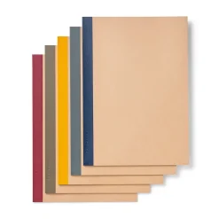 Lot de 5 carnets en papier d`arbres de plantation (A4)